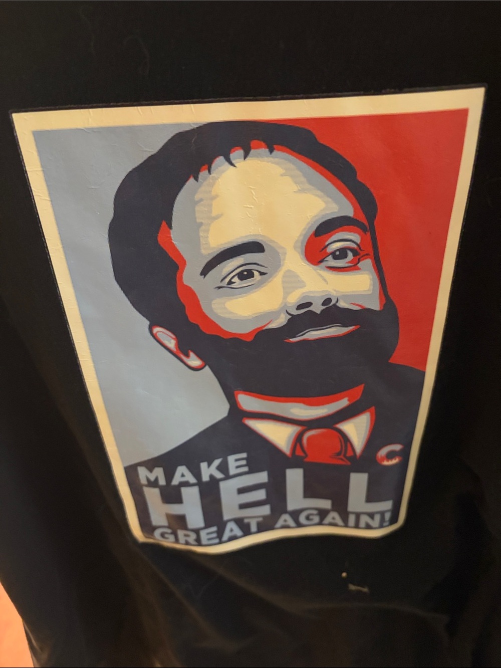 “Make Hell Great Again”Poster Tee - Featuring Crowley from Supernatural 2-3X